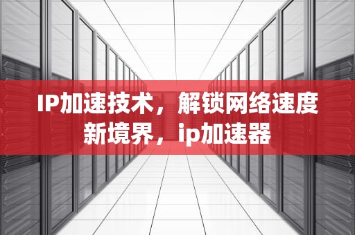 IP加速技术，解锁网络速度新境界，ip加速器
