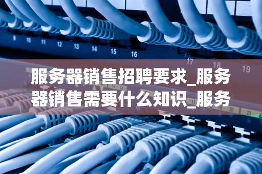 服务器销售招聘要求_服务器销售需要什么知识_服务器销售招聘要求