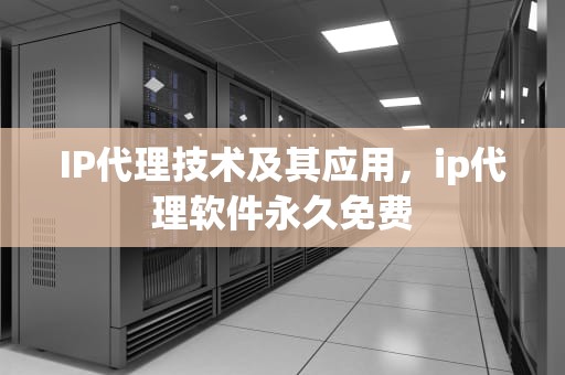 IP代理技术及其应用，ip代理软件永久免费