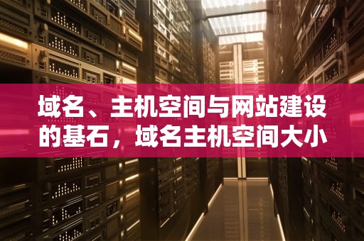 域名、主机空间与网站建设的基石，域名主机空间大小