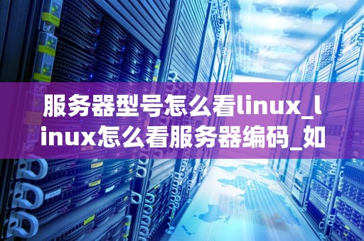 服务器型号怎么看linux_linux怎么看服务器编码_如何查看Linux服务器型号