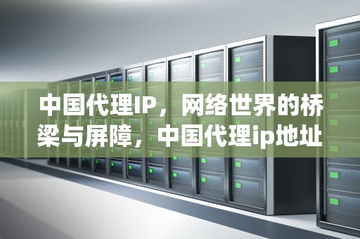 中国代理IP，网络世界的桥梁与屏障，中国代理ip地址