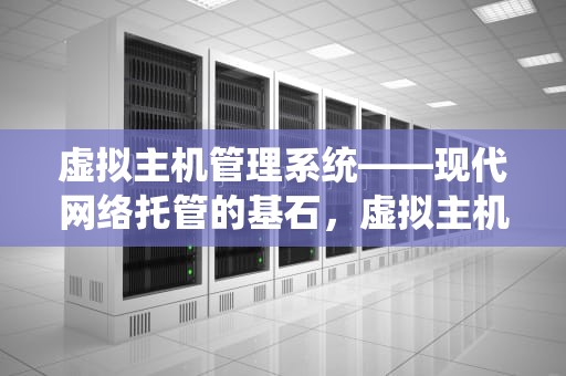 虚拟主机管理系统——现代网络托管的基石，虚拟主机管理系统源码