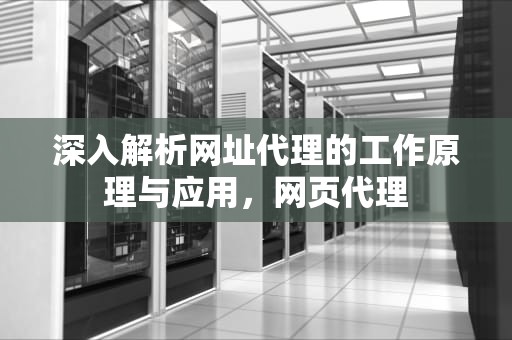 深入解析网址代理的工作原理与应用，网页代理
