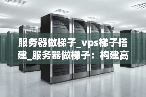 服务器做梯子_vps梯子搭建_服务器做梯子：构建高效稳定的网络通道