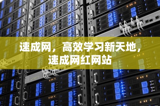 速成网，高效学习新天地，速成网红网站