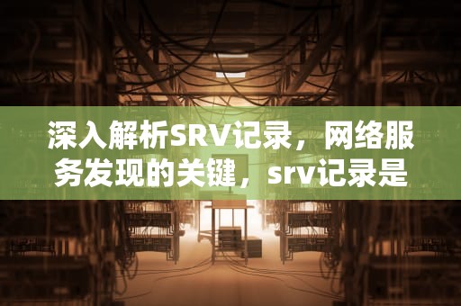 深入解析SRV记录，网络服务发现的关键，srv记录是什么