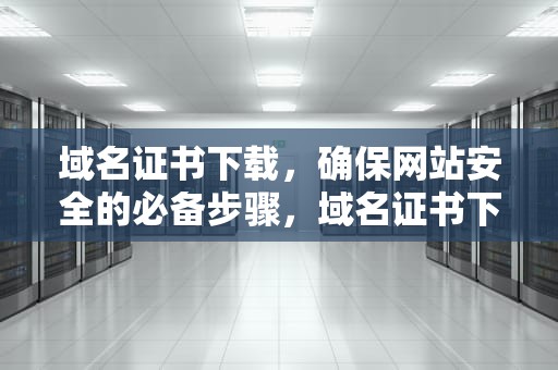 域名证书下载，确保网站安全的必备步骤，域名证书下载方法