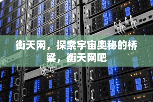 衡天网，探索宇宙奥秘的桥梁，衡天网吧