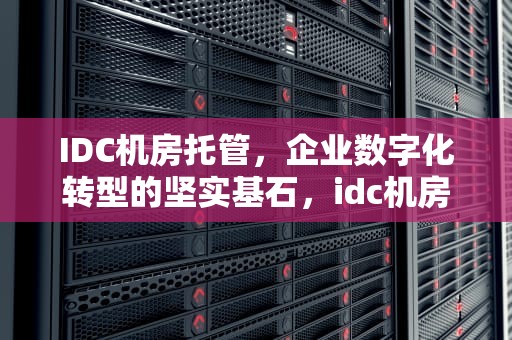 IDC机房托管，企业数字化转型的坚实基石，idc机房托管费用