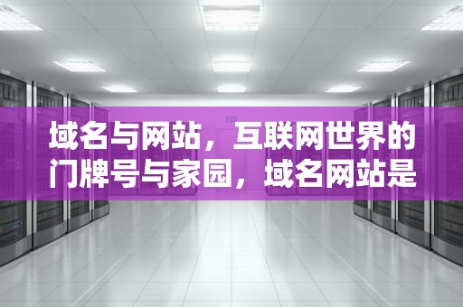 域名与网站，互联网世界的门牌号与家园，域名网站是啥意思