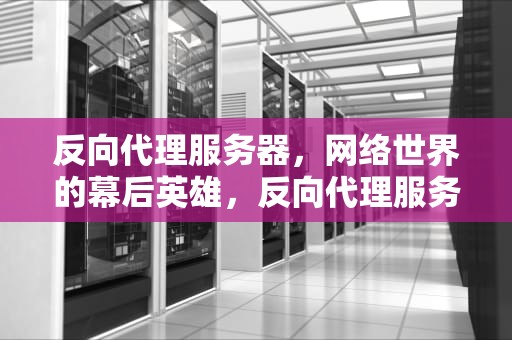 反向代理服务器，网络世界的幕后英雄，反向代理服务器怎么搭建