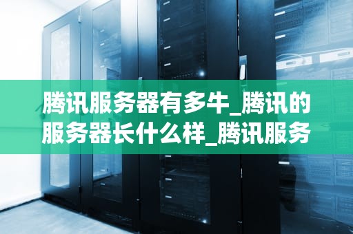 腾讯服务器有多牛_腾讯的服务器长什么样_腾讯服务器的卓越性能与技术实力