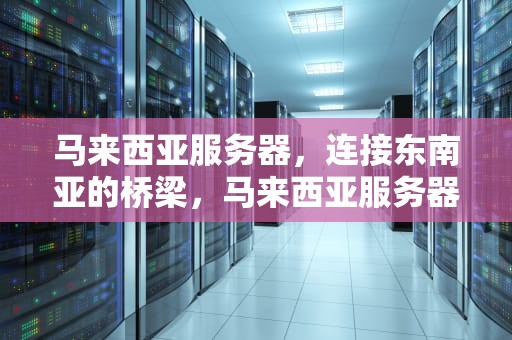 马来西亚服务器，连接东南亚的桥梁，马来西亚服务器租用
