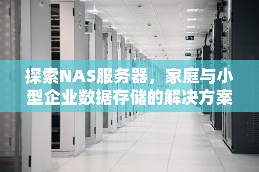 探索NAS服务器，家庭与小型企业数据存储的解决方案，NAS服务器干什么的
