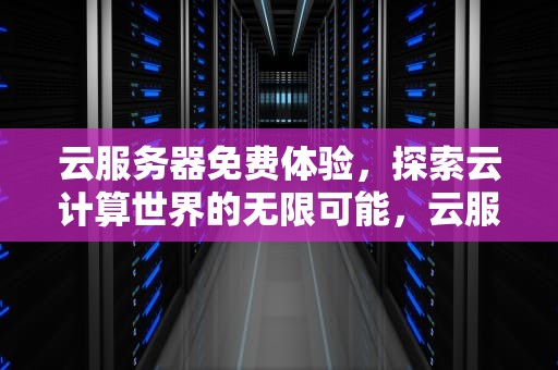 云服务器免费体验，探索云计算世界的无限可能，云服务器免费体验30天