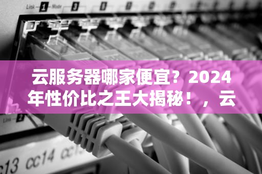 云服务器哪家便宜？2024年性价比之王大揭秘！，云服务器哪家便宜好用
