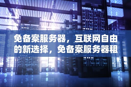 免备案服务器，互联网自由的新选择，免备案服务器租用
