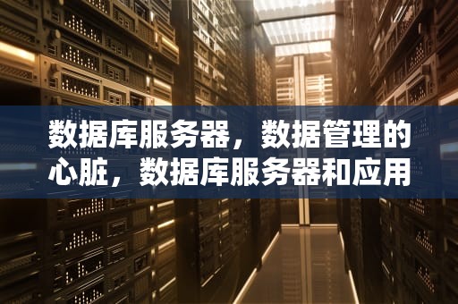 数据库服务器，数据管理的心脏，数据库服务器和应用服务器的区别