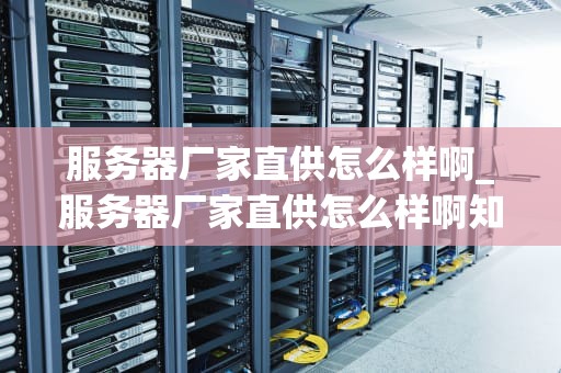 服务器厂家直供怎么样啊_服务器厂家直供怎么样啊知乎_服务器厂家直供的优势与挑战