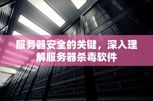 服务器安全的关键，深入理解服务器杀毒软件
