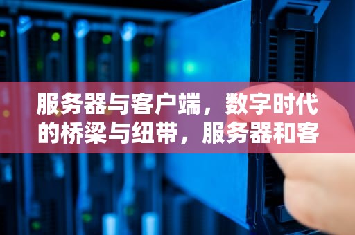 服务器与客户端，数字时代的桥梁与纽带，服务器和客户端怎么连接