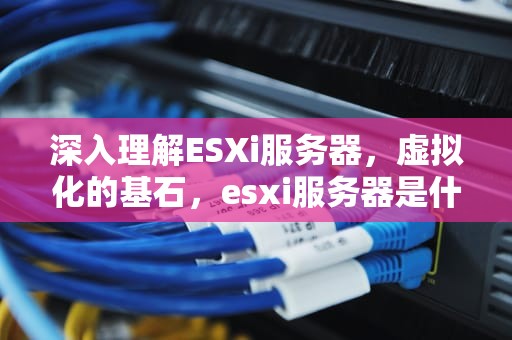 深入理解ESXi服务器，虚拟化的基石，esxi服务器是什么