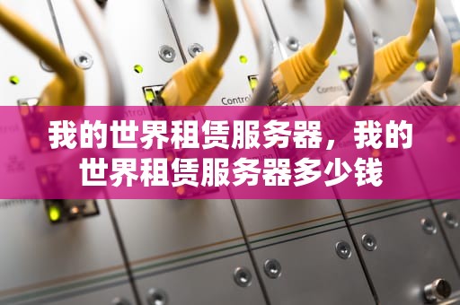 我的世界租赁服务器，我的世界租赁服务器多少钱