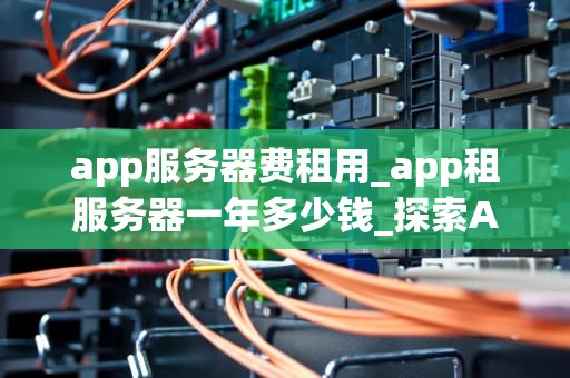 app服务器费租用_app租服务器一年多少钱_探索App服务器费租用的全面指南