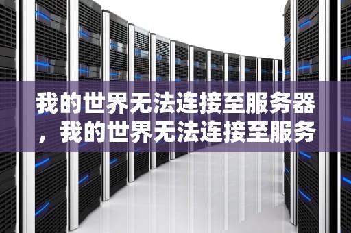 我的世界无法连接至服务器，我的世界无法连接至服务器怎么办