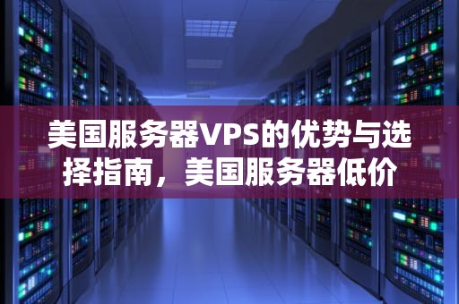 美国服务器VPS的优势与选择指南，美国服务器低价