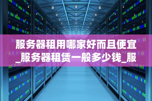 服务器租用哪家好而且便宜_服务器租赁一般多少钱_服务器租用哪家好而且便宜？——全面比较与分析
