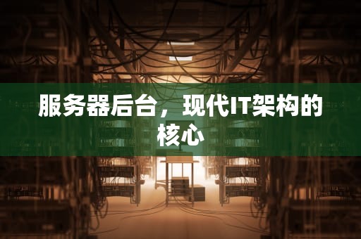 服务器后台，现代IT架构的核心