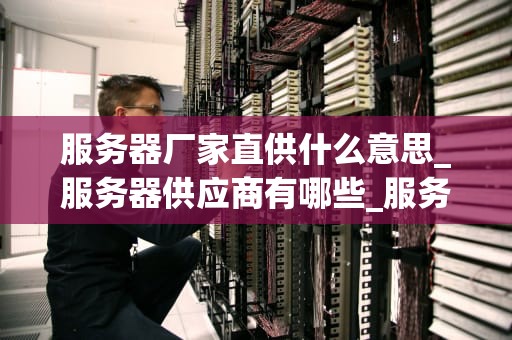 服务器厂家直供什么意思_服务器供应商有哪些_服务器厂家直供的含义及其影响