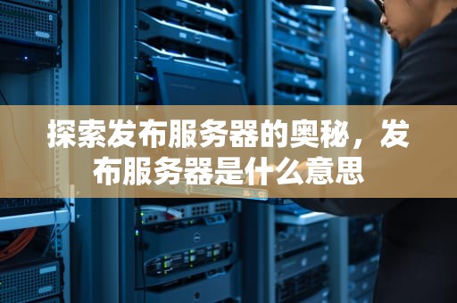 探索发布服务器的奥秘，发布服务器是什么意思