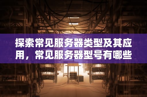 探索常见服务器类型及其应用，常见服务器型号有哪些