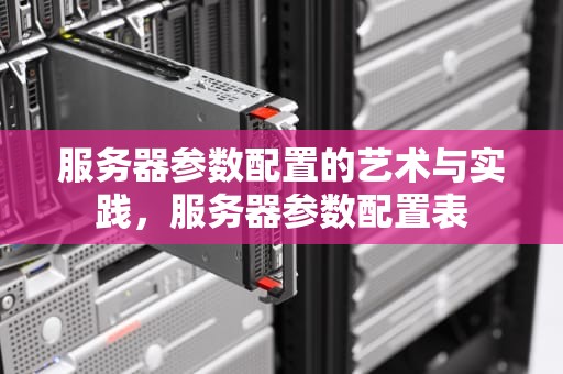 服务器参数配置的艺术与实践，服务器参数配置表