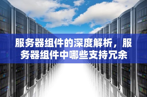 服务器组件的深度解析，服务器组件中哪些支持冗余