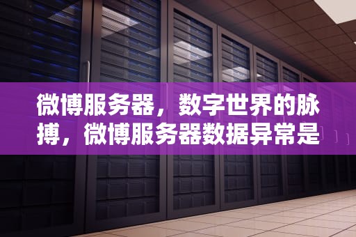 微博服务器，数字世界的脉搏，微博服务器数据异常是什么意思