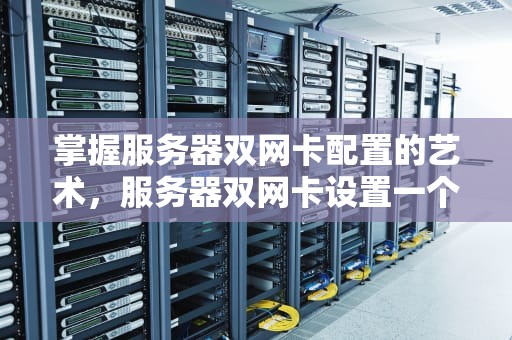 掌握服务器双网卡配置的艺术，服务器双网卡设置一个外网一个内网