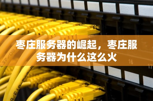 枣庄服务器的崛起，枣庄服务器为什么这么火