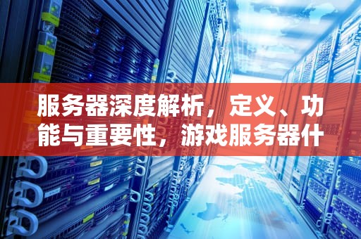 服务器深度解析，定义、功能与重要性，游戏服务器什么意思