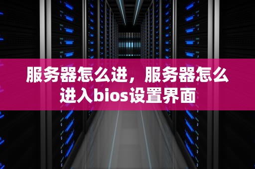 服务器怎么进，服务器怎么进入bios设置界面