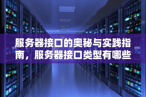 服务器接口的奥秘与实践指南，服务器接口类型有哪些