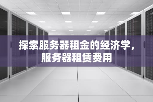 探索服务器租金的经济学，服务器租赁费用