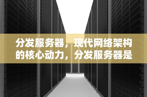 分发服务器，现代网络架构的核心动力，分发服务器是什么