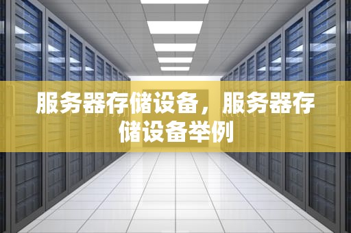 服务器存储设备，服务器存储设备举例