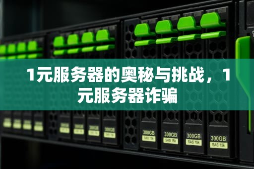 1元服务器的奥秘与挑战，1元服务器诈骗