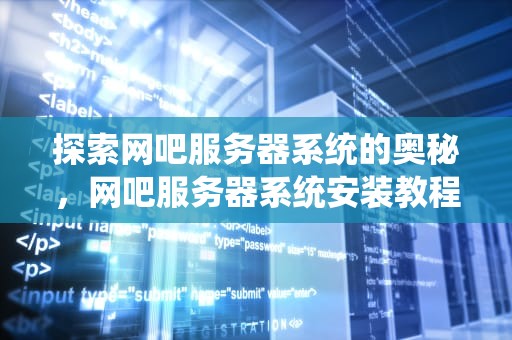 探索网吧服务器系统的奥秘，网吧服务器系统安装教程