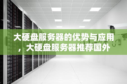 大硬盘服务器的优势与应用，大硬盘服务器推荐国外
